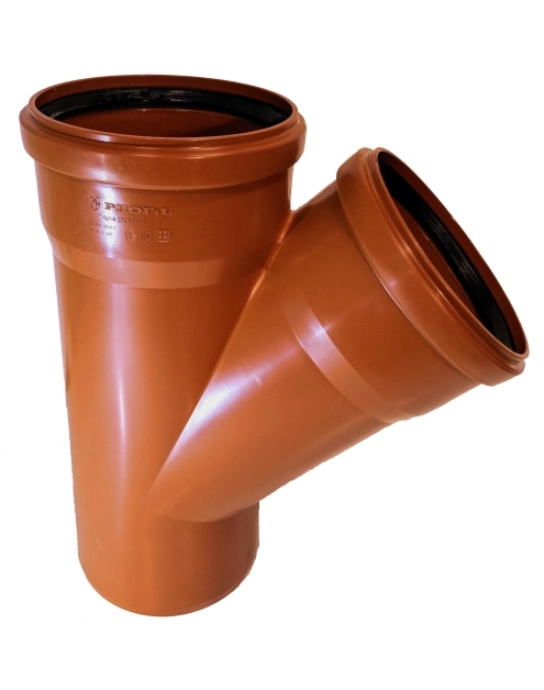 Zdjęcie: Trójnik 160x160x45 pomarańczowy PROFIL