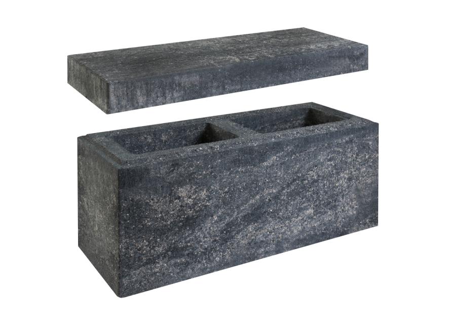 Zdjęcie: System ogrodzeń Murro daszek 5x20x50,4 cm nerino II POLBRUK
