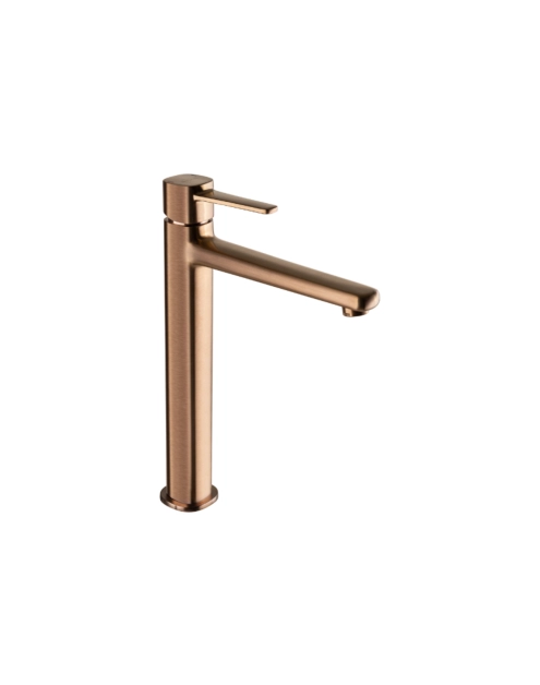 Zdjęcie: Wysoka bateria umywalkowa Glamour miedź INVENA