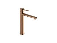 Zdjęcie: Wysoka bateria umywalkowa Glamour miedź INVENA