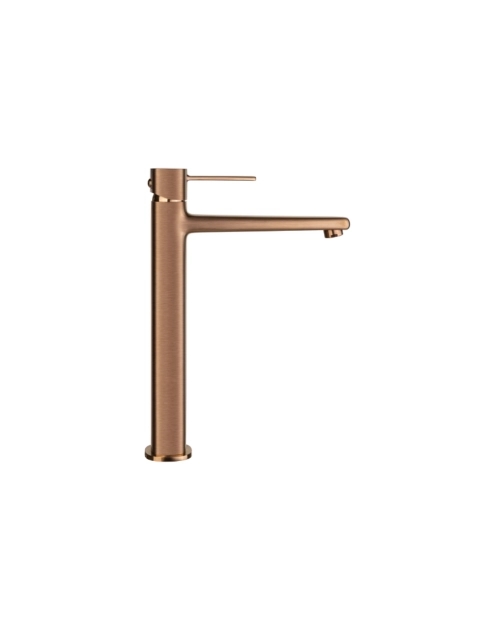 Zdjęcie: Wysoka bateria umywalkowa Glamour miedź INVENA