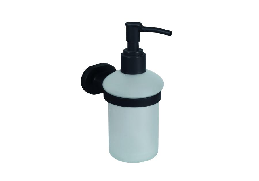 Zdjęcie: Dozownik mydła Go z uchwytem czarny mat BISK