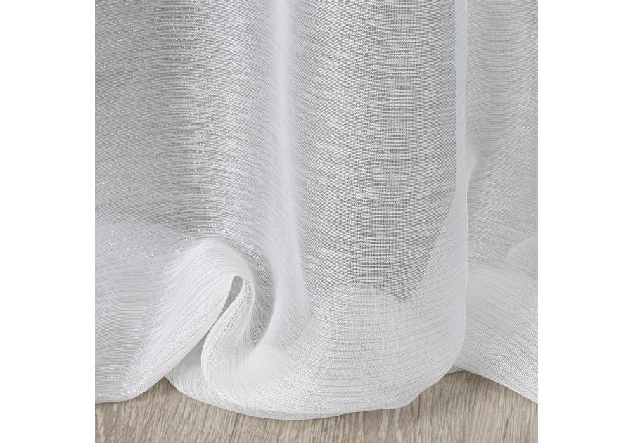 Zdjęcie: Zasłona Arlona 140x250 cm biało-srebrna EUROFIRANY