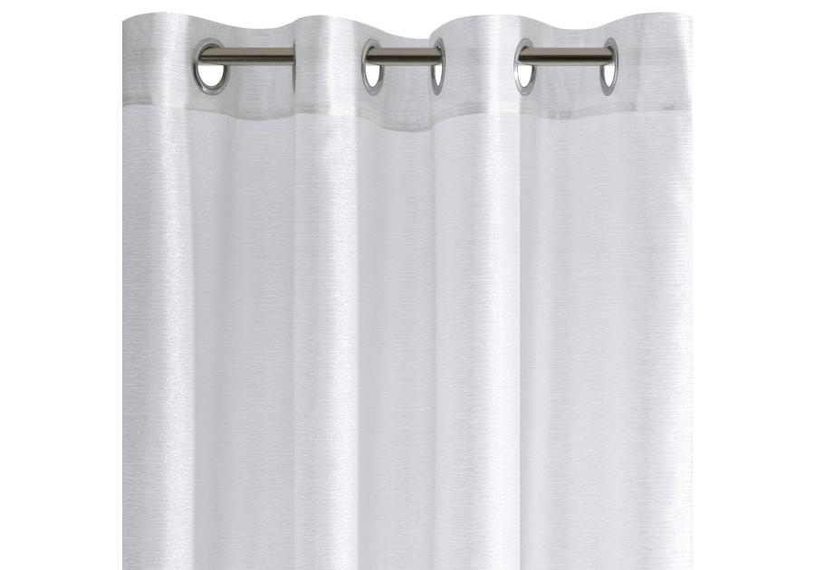 Zdjęcie: Zasłona Arlona 140x250 cm biało-srebrna EUROFIRANY