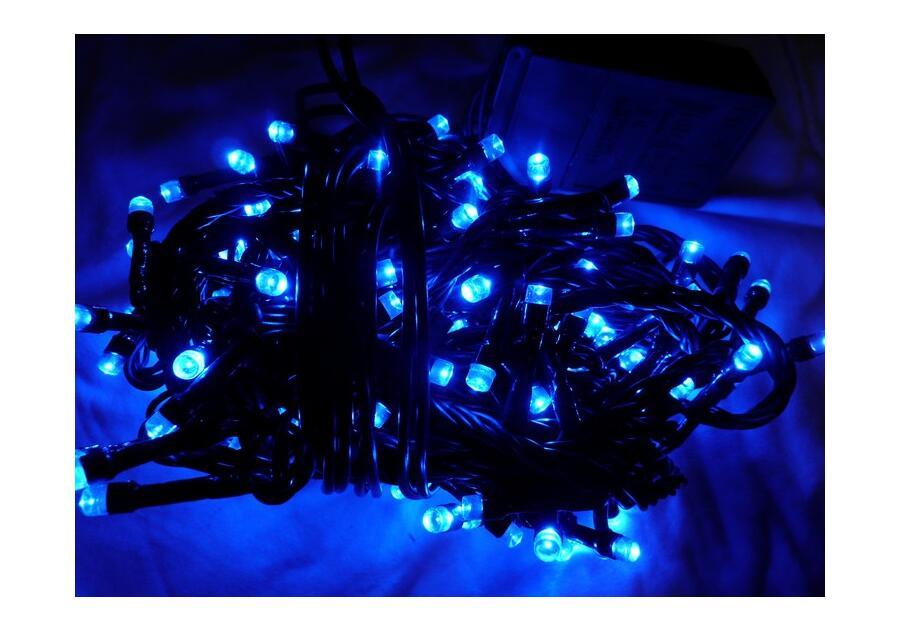 Zdjęcie: Lampki choinkowe LED 100 lampek niebieskie 8,7 m VOLTENO