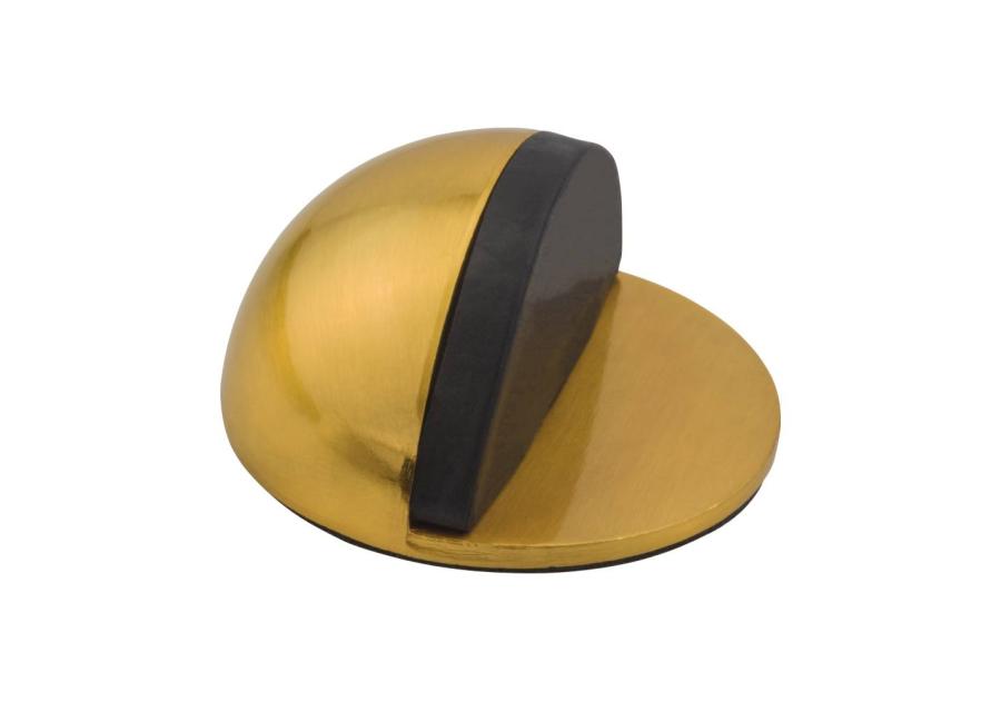 Zdjęcie: Odbojnik drzwiowy kulisty DB-001-S mosiężna satyna, samoprzylepny METRO