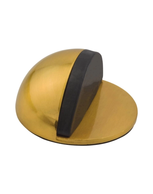 Zdjęcie: Odbojnik drzwiowy kulisty DB-001-S mosiężna satyna, samoprzylepny METRO