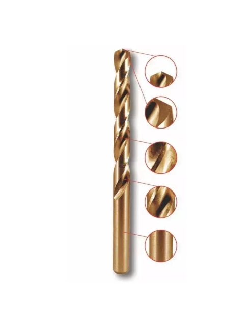 Zdjęcie: Wiertło do metalu kobaltowe HSS-Co 5% Co, 1x34 mm 3 szt. DEDRA