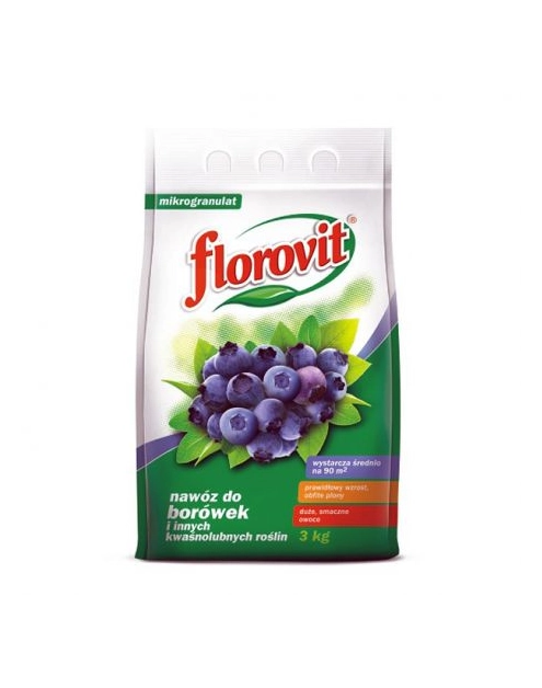 Zdjęcie: Nawóz do borówek i roślin kwaśnolubnych 3 kg FLOROVIT