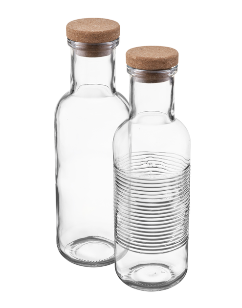 Zdjęcie: Butelka szklana Capri 1 L 07362 tacka 12 sztuk GALICJA