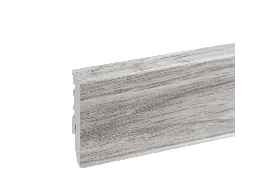Zdjęcie: Listwa przypodłogowa PVC Masterline 1,5x6 cm, 2,2 m Grenlandia Mat CEZAR