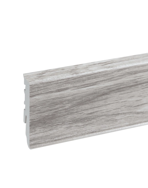 Zdjęcie: Listwa przypodłogowa PVC Masterline 1,5x6 cm, 2,2 m Grenlandia Mat CEZAR