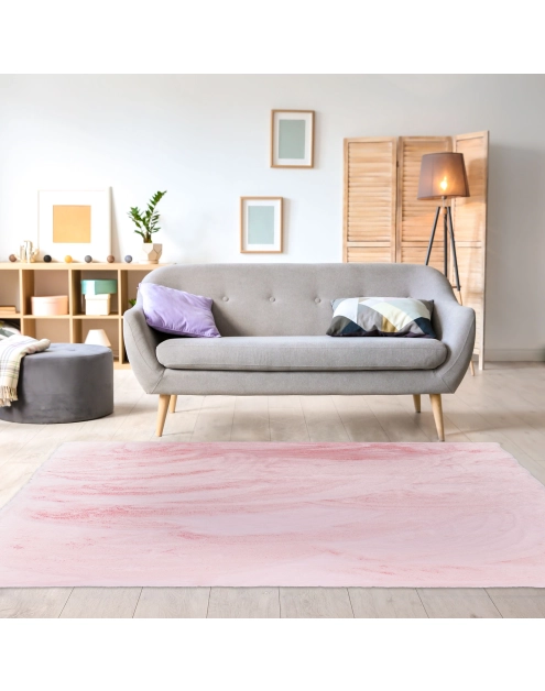 Zdjęcie: Dywan Rabbit Fur jasny roż 12 60x100 cm INDAVO