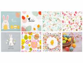 Serwetki Elegance Four seasons 33x33 cm - 20 szt. wielkanocne RAVI