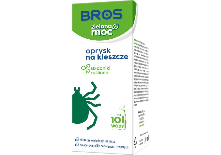 Zdjęcie: Oprysk na kleszcze Zielona Moc 120 ml BROS