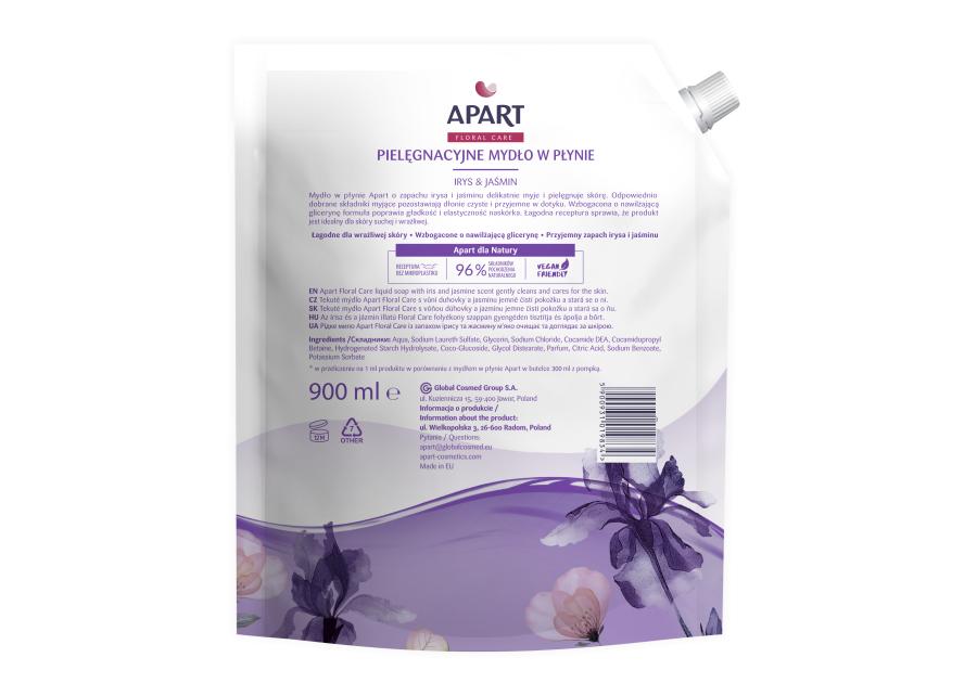 Zdjęcie: Mydło w płynie 900 ml refill Jaśmin i ylang-ylang 900 ml APART