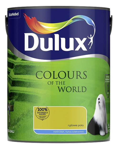 Zdjęcie: Farba do wnętrz Kolory Świata 5 L ryżowe pola DULUX