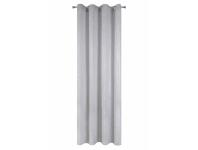 Zdjęcie: Zasłona Iceland 140x250 cm srebrna na przelotkach EUROFIRANY