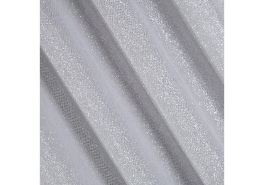 Zdjęcie: Zasłona Iceland 140x250 cm srebrna na przelotkach EUROFIRANY