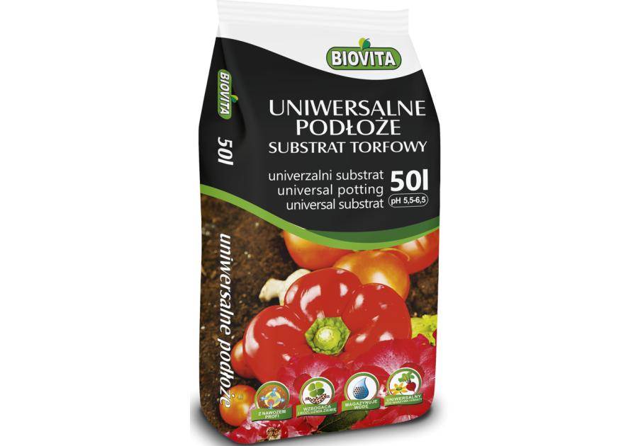 Zdjęcie: Uniwersalne podłoże substrat torfowy 50l BIOVITA