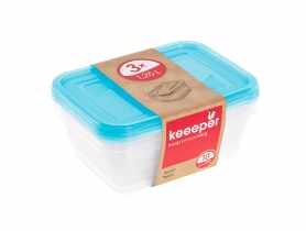 Zestaw 3 pojemników fredo fresh 1,25 L KEEEPER