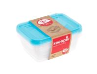 Zdjęcie: Zestaw 3 pojemników fredo fresh 1,25 L KEEEPER