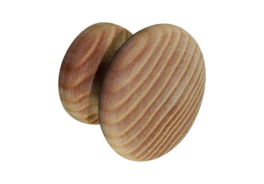 Zdjęcie: Gałka drewniana S87 jesion fi35 surowy METRO