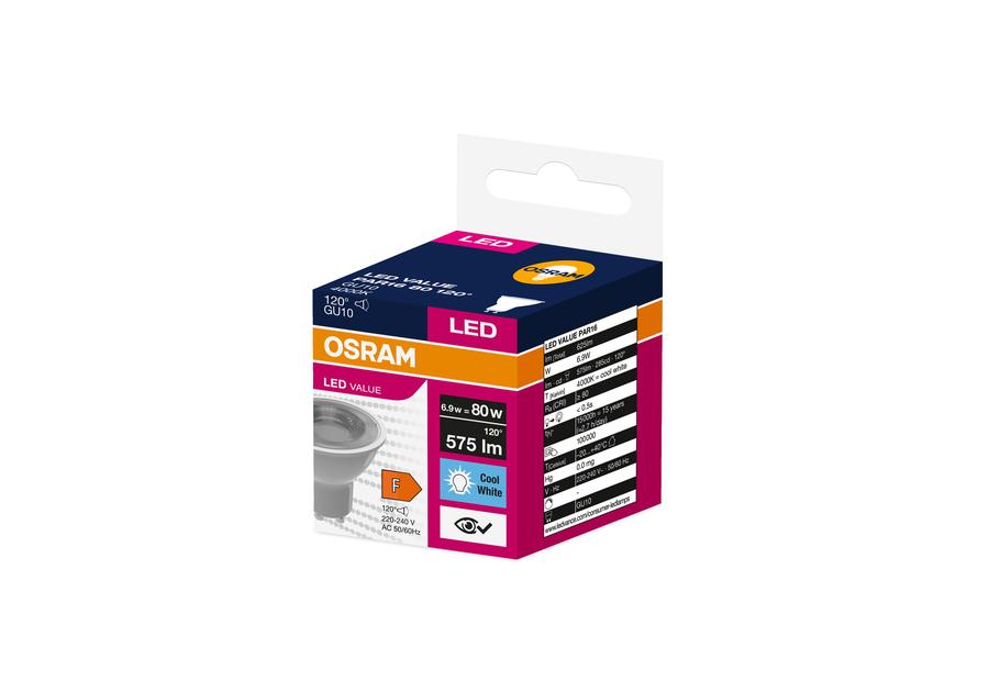 Zdjęcie: Lampa reflektorowa LED Value PAR16 White 80 6,9 W 4000 K GU10 OSRAM