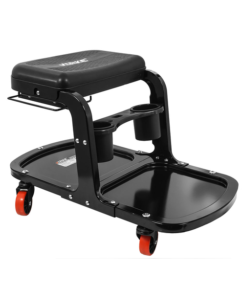 Zdjęcie: Taboret warsztatowy czarny z uchwytem VERKE