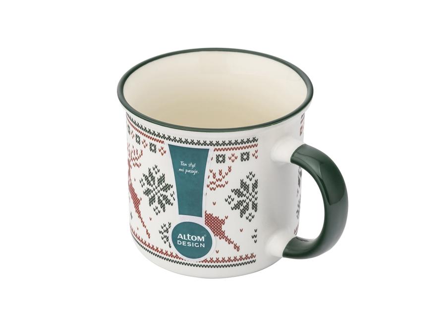 Zdjęcie: Kubek prosty 400 ml dekoracja scandi winter D ALTOM DESIGN