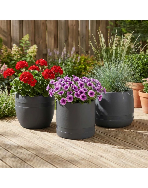 Zdjęcie: Donica Koma classic 460, antracyt LAMELA