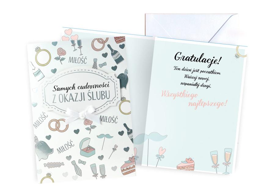 Zdjęcie: Karnet DK-977 Ślub KUKARTKA