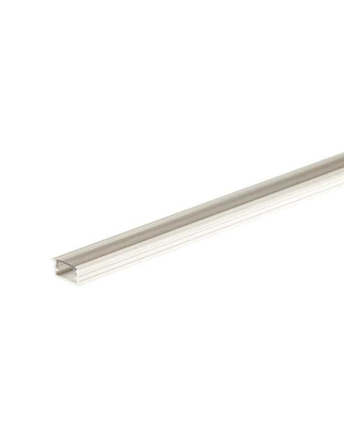 Zdjęcie: Kształtownik z kołnierzem do taśmy LED 14x7 mm - 1 m osłonka przezroczysta CEZAR