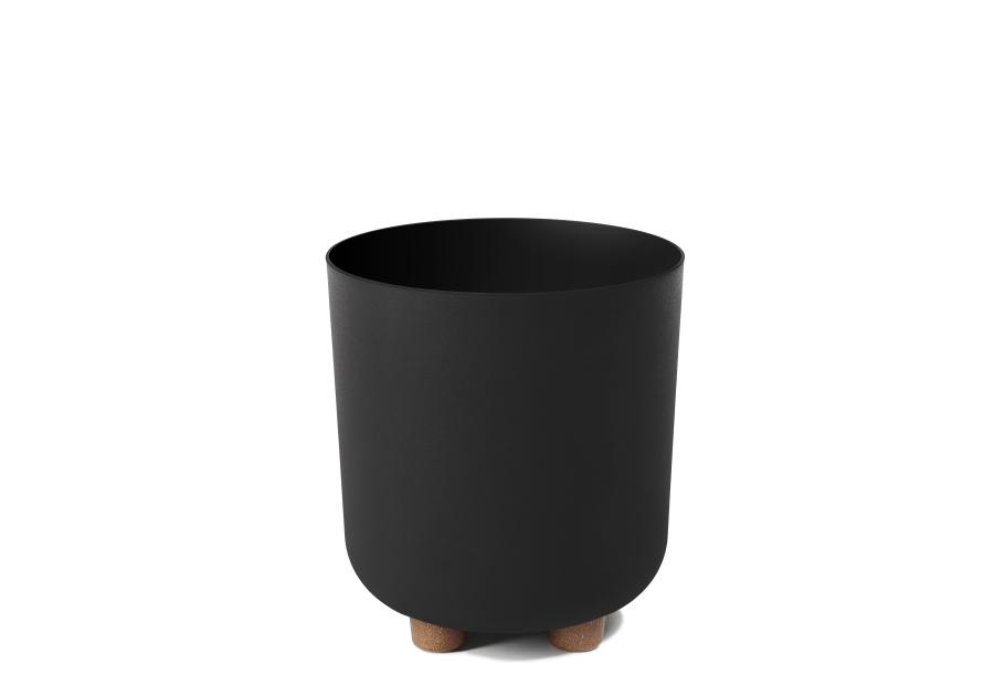 Zdjęcie: Donica Sofia 19 cm czarna LAMELA PLASTIC