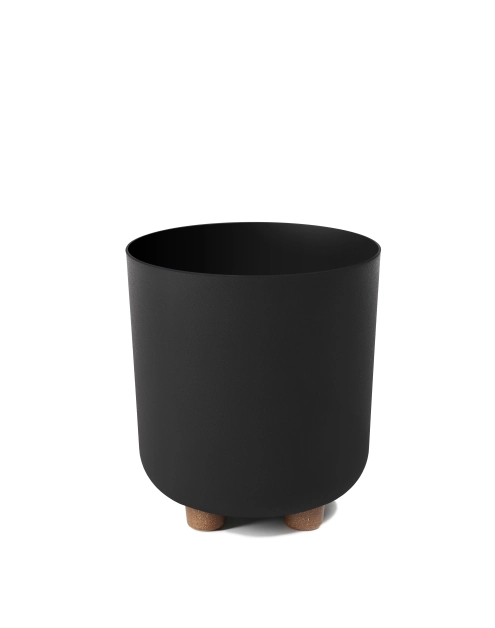 Zdjęcie: Donica Sofia 19 cm czarna LAMELA PLASTIC