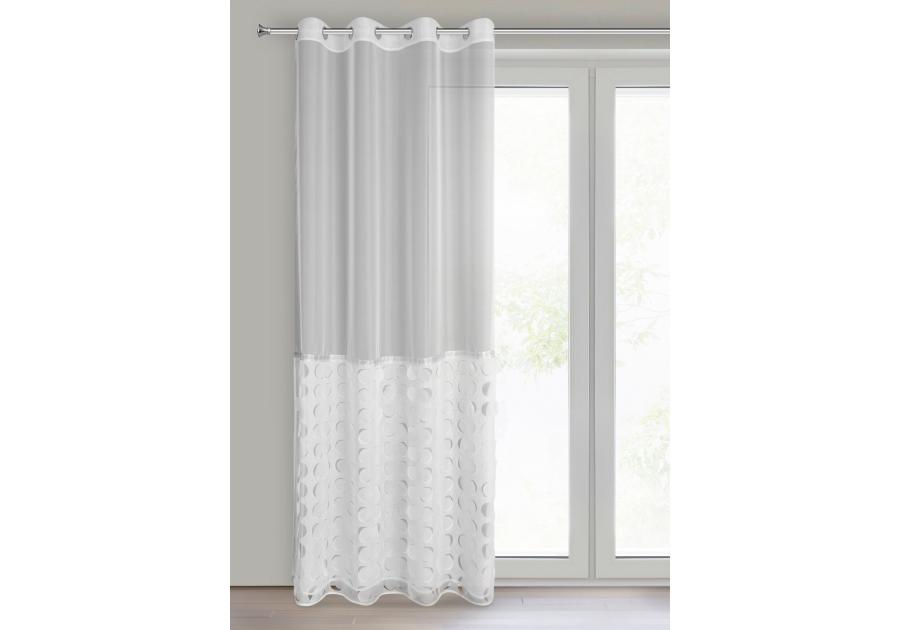 Zdjęcie: Firana gotowa Debora 140 x 250 cm biały EUROFIRANY