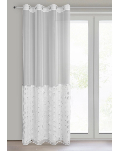 Zdjęcie: Firana gotowa Debora 140 x 250 cm biały EUROFIRANY