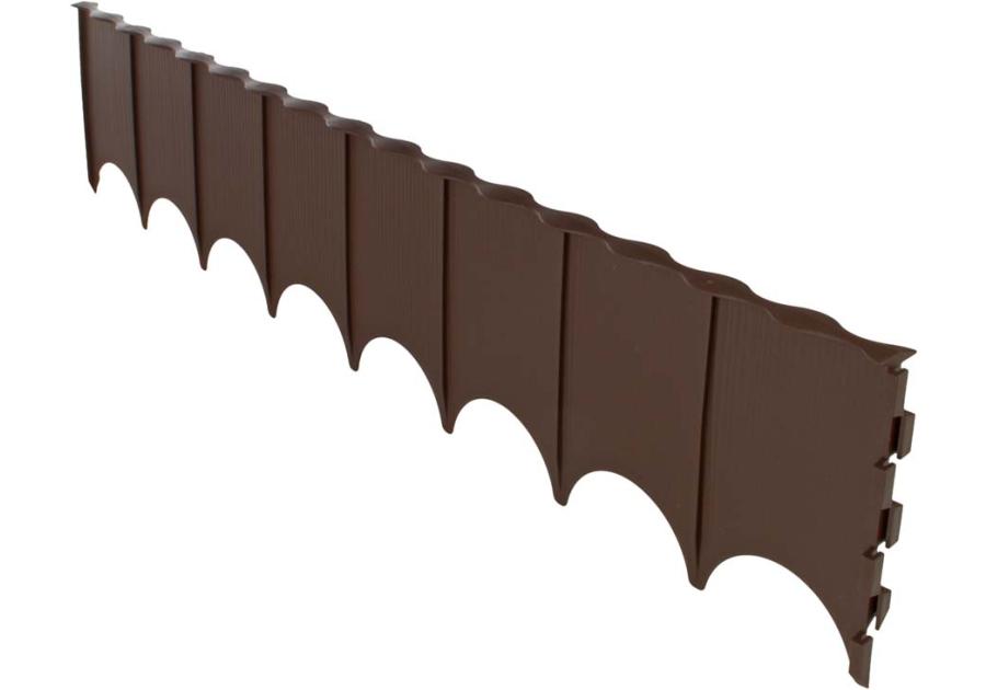 Zdjęcie: Obrzeże trawnikowe 59,5x11,6 cm brąz HAGSEN