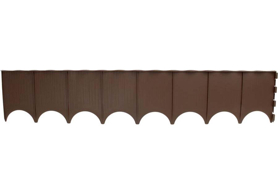 Zdjęcie: Obrzeże trawnikowe 59,5x11,6 cm brąz HAGSEN