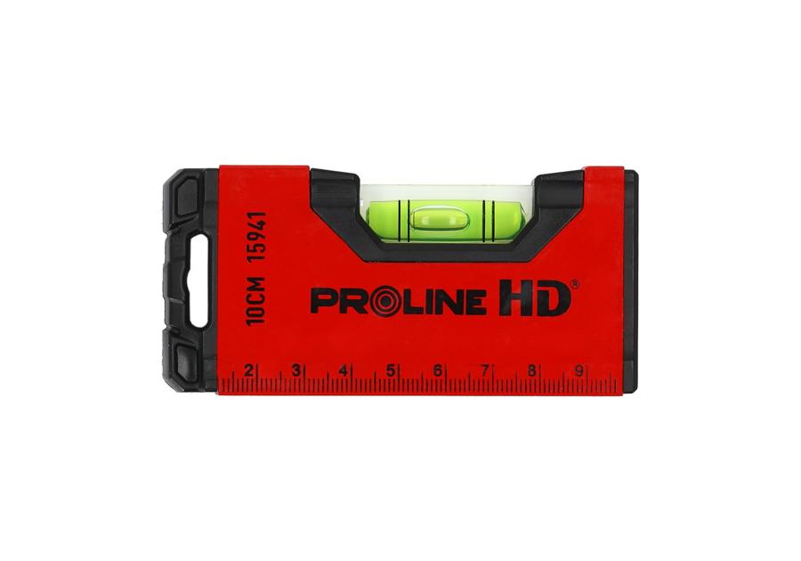 Zdjęcie: Poziomnica Mini, frezowana, 0,5mm / 1m, magnes, poziomica, 13 cm PROLINE HD