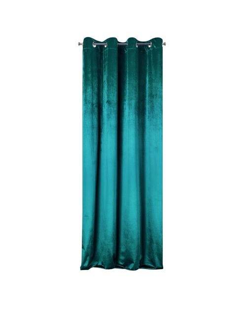 Zdjęcie: Zasłona gotowa Sarah 140x250 cm turkusowy EUROFIRANY