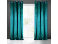 Zdjęcie: Zasłona gotowa Sarah 140x250 cm turkusowy EUROFIRANY