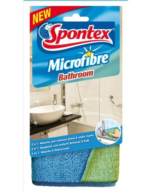 Zdjęcie: Ściereczka do łazienki Microfibre Bath SPONTEX