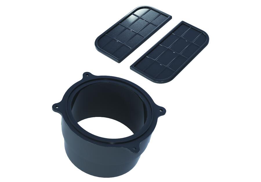 Zdjęcie: Zaślepki 130/50 mm z króćcem pionowym GAMRAT