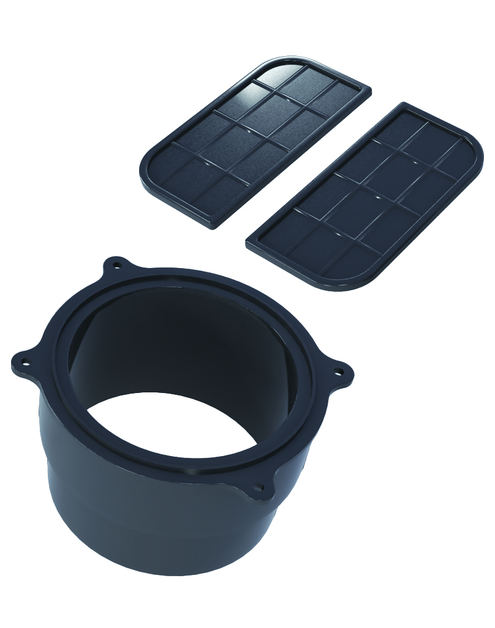 Zdjęcie: Zaślepki 130/50 mm z króćcem pionowym GAMRAT