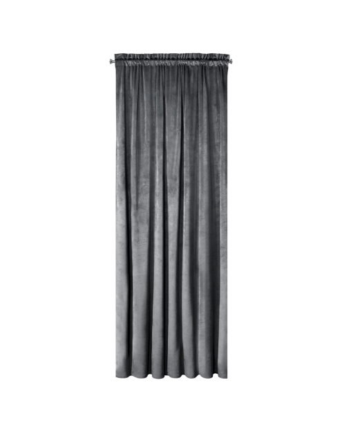 Zdjęcie: Zasłona gotowa Melanie na taśmie 140 x 270 cm grafitowy EUROFIRANY