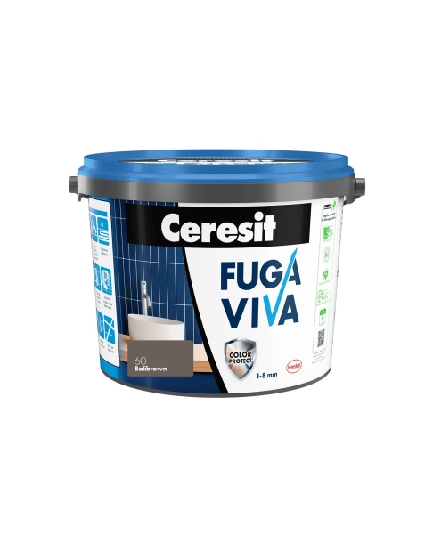 Zdjęcie: Fuga Viva elastyczna cementowa 1-8 mm balibrown 2 kg CERESIT