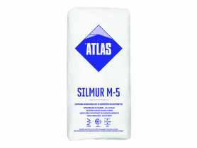 Zaprawa murarska do elementów silikatowych szara Silmur M5S - 25 kg ATLAS