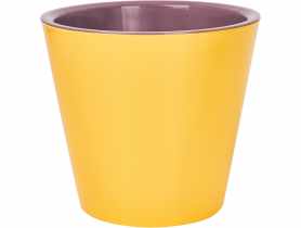 Osłonka doniczkowa z doniczką wewnętrzną London 330 mm - 16 L dojrzała gruszka DMS