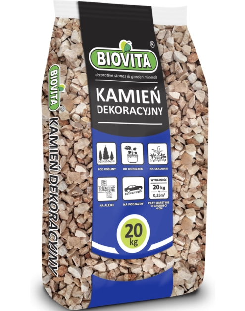 Zdjęcie: Grys Rosso Verona 12-16mm 20 Kg BIOVITA